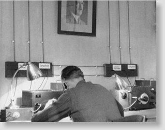 Coleta de transmiss&otilde;es de r&aacute;dio inimigas na Abwehr