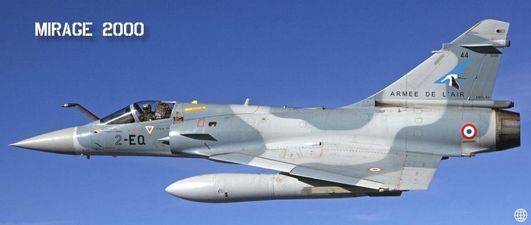 Mirage 2000 is a multirole combat fighter from Dassault Aviation of France