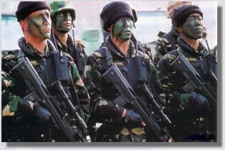Comandos das Forças Especiais chinesas.